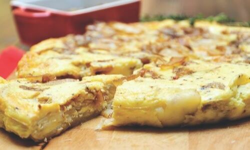 Potato & Caramelised Onion Frittata